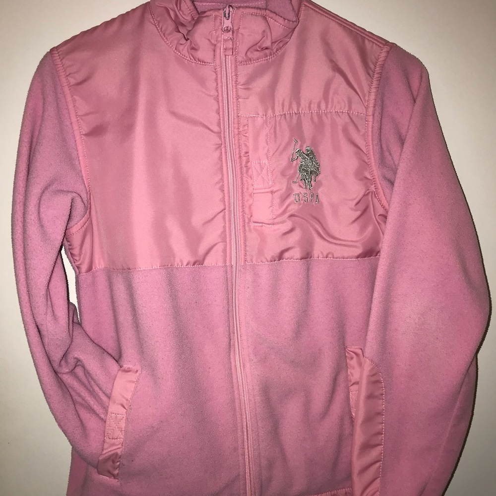 Polo zip up jacket